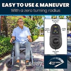 Vive Folding Compact Electric Wheelchair Power Chair TSA Approved Comfortable