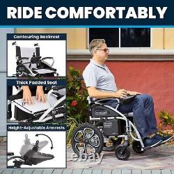 Vive Folding Compact Electric Wheelchair Power Chair TSA Approved Comfortable