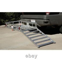 Wheelchair Scooter Mobility 500 Lb Aluminum Carrier Detachable Ramp