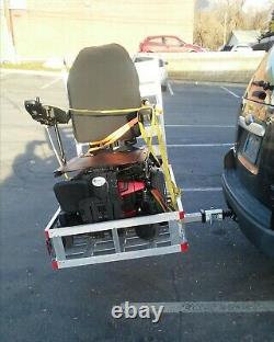 Wheelchair Scooter Mobility 500 Lb Aluminum Carrier Detachable Ramp