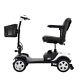 White Mobility Scooter Power 300 Lbs Wheel Chair Electric Device Compact 300w