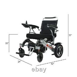 Wide Seat Electric Battery Mobility Wheelchair (365lb Capacity) Light Heavy Duty