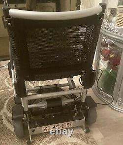 Zinger electric wheelchair Mobility lightweight folding scooter EUC Black
