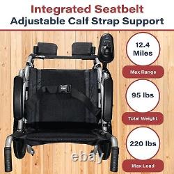 Zipr Transport Lite Folding Electric Wheelchair Foldable Power Wheelchair