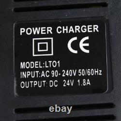 2x 12v 12ah Batterie Chargeur 24v Pour Scooter De Mobilité Électrique En Fauteuil Roulant Aller Kart