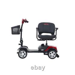 300lb 4 Roues Mobilité Scooter Travel Wheel Chaise Appareil Électrique Compact 300w