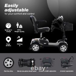 4 Roues Electric Device Compact Travel Mobility Scooter Power Wheel Chaise