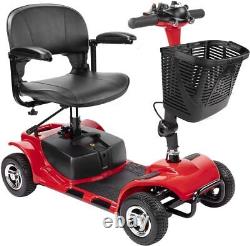 4 Roues Mobilité Scooter Power Wheel Chaise Appareil Électrique Voyage Compact