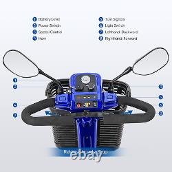 4 Roues Mobilité Scooter Power Wheel Chaise Électrique Dispositif Compact Seniors