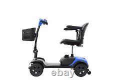 4 Roues Mobilité Scooter Powered Wheelchair Electric Device Compact For Travel