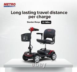 4 Wheel Mobility Scooter Fold Electric Powered Wheelchair Device Travel Elder