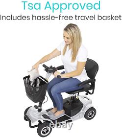 4-wheel Adult Electric Mobility Scooter Mobile Wheelchair Heavy Duty Long Range