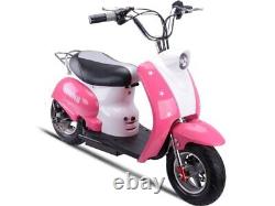 Bigtoysusa Mt-em-purple 24 V Mototec Cyclomoteur Scooter Électrique Violet