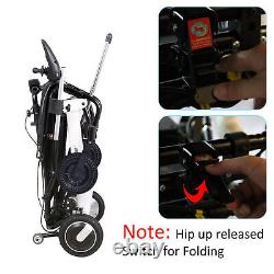 Chaise roulante électrique légère pliable avec commande à distance, fauteuil roulant électrique MobiliLL