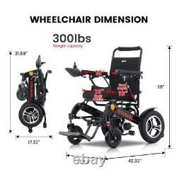 Chaise roulante électrique pliable d'extérieur portable scooter de mobilité