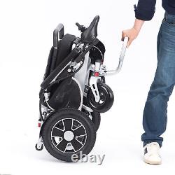 Chaise roulante électrique pliable extérieure portable à mobilité électrique