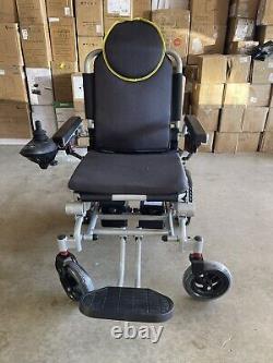 Chaise roulante électrique pliable, légère et à longue autonomie