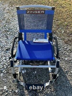 Chaise roulante électrique pliable portable Zinger Power Chair