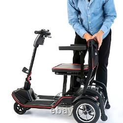 Chaise roulante électrique pliante légère à mobilité Feather jusqu'à 37 lb.