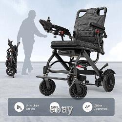 Chaises roulantes électriques pliables intelligentes de 180W pour adultes seniors de 300 lb