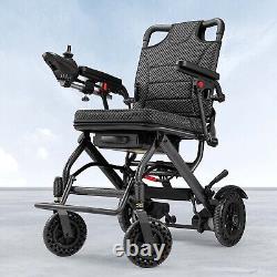 Chaises roulantes électriques pliables intelligentes de 180W pour adultes seniors de 300 lb