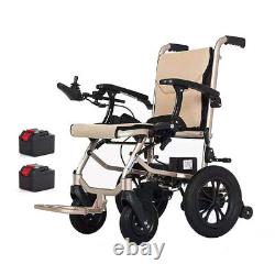 Deux styles de fauteuil roulant électrique pliable et léger pour la mobilité