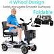 Electric Drive Medical Power Scooter 4wheel Travel Mobility Fauteuil Roulant Pour Adultes