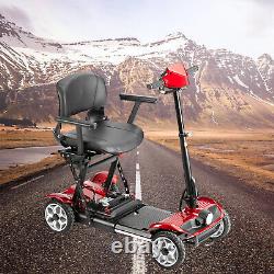 Fauteuil Roulant Électrique 24V 12AH Scooter de Mobilité Motorisé Portable à 4 Roues NOUVEAU