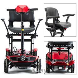 Fauteuil Roulant Électrique 24V 12AH Scooter de Mobilité Motorisé Portable à 4 Roues NOUVEAU