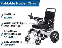 Fauteuil Roulant Électrique Motorisé Pliant et de Voyage Scooter Fauteuil Roulant Automatique