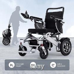 Fauteuil Roulant Électrique Pliable Intelligent Tout Terrain 4 Roues Scooters de Mobilité