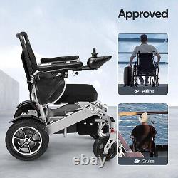 Fauteuil Roulant Électrique Pliable Intelligent Tout Terrain 4 Roues Scooters de Mobilité