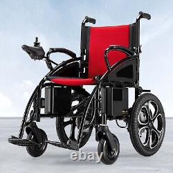 Fauteuil Roulant Électrique Pliable Tout Terrain à Deux Batteries - Roues Électriques Robustes