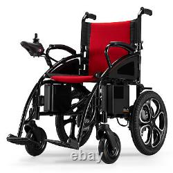 Fauteuil Roulant Électrique Pliable Tout Terrain à Deux Batteries - Roues Électriques Robustes