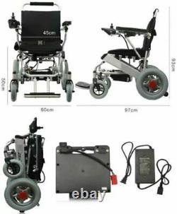 Fauteuil Roulant Électrique Pliant Portable Scooter De Mobilité Pour Personnes Âgées Handicapées