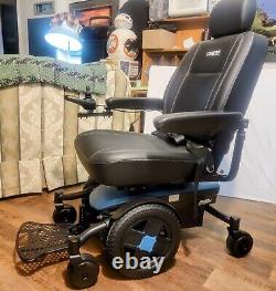 Fauteuil Roulant Électrique Pride Jazzy Evo 613, Noir et Bleu - Aucune distance parcourue