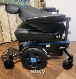 Fauteuil Roulant Électrique Pride Jazzy Evo 613, Noir et Bleu - Aucune distance parcourue