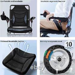 Fauteuil Roulant Léger Électrique Pliable Intelligent Pour Tous Terrains