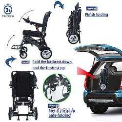 Fauteuil Roulant Léger Électrique Pliable Intelligent Pour Tous Terrains