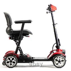 Fauteuil roulant électrique à 4 roues 24V 12AH Scooter de mobilité motorisé pliable