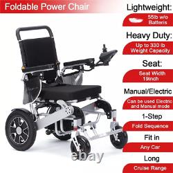 Fauteuil roulant électrique pliable 2024 tout terrain scooter de mobilité robuste