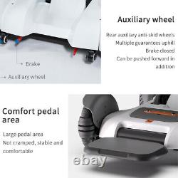 Fauteuil roulant électrique pliable de voyage de taille standard avec une capacité de charge maximale de 220 lb.
