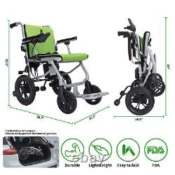 Fauteuil roulant électrique pliable et léger pour la mobilité