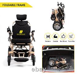 Fauteuil roulant électrique pliable inclinable pliable Fold And Travel Mobility