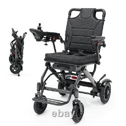 Fauteuil roulant électrique pliable intelligent léger pour les seniors adultes de compagnie aérienne