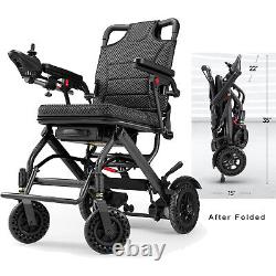 Fauteuil roulant électrique pliable intelligent léger pour seniors adultes en avion