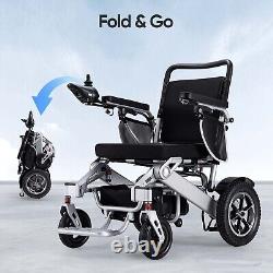 Fauteuil roulant électrique pliable intelligent tout terrain scooter de mobilité 4 roues US