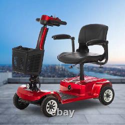 Fauteuil roulant électrique pliable portable à 4 roues pour voyager