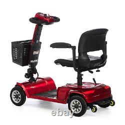 Fauteuil roulant électrique pliable portable à 4 roues pour voyager