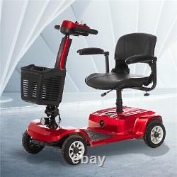 Fauteuil roulant électrique pliable portable à 4 roues pour voyager